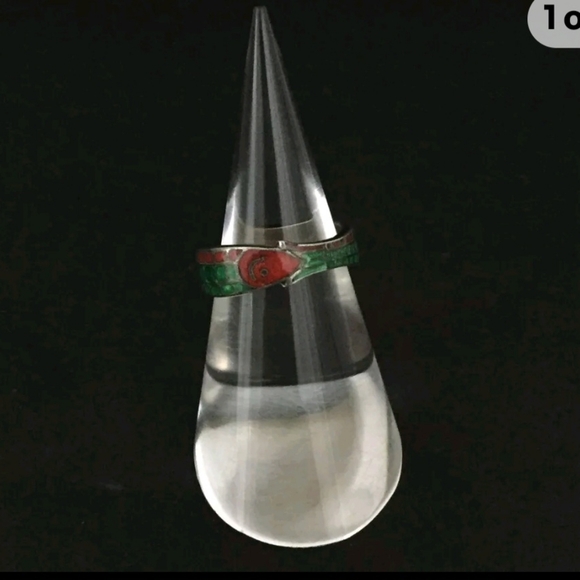 GUCCI G Logo Silver 925 Ring ISO sz:51  /9S0169 - Picture 3 of 6